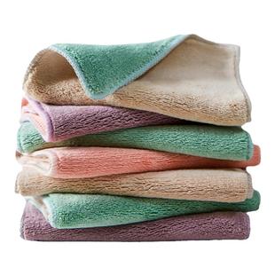 奶茶店餐饮专用抹布商用厨房吸水咖啡吧台毛巾擦茶桌茶台餐厅麻布