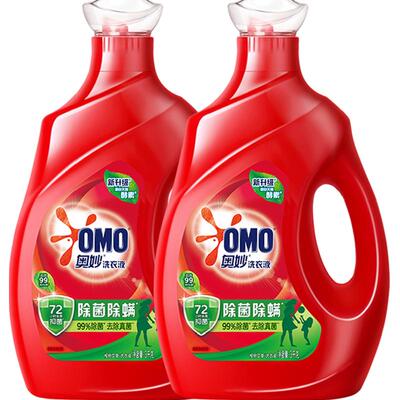 奥妙除菌除螨家用洗衣液3kg×2瓶