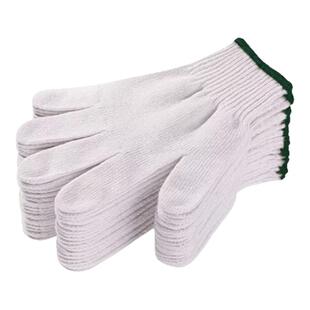 劳保手套加厚耐磨工作防滑修车工地干活劳动保护白棉纱线手套批发