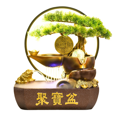 景观桌面流水摆件喷泉