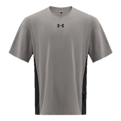 安德玛吸湿速干衣男圆领短袖T恤