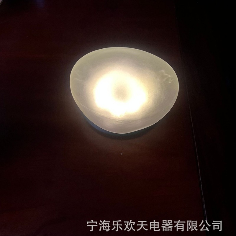 直销批发零售太阳能板玻璃鹅卵石灯/氛围灯