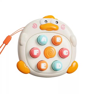 宝宝手指精细动作训练0一1岁婴儿迷你打地鼠按按乐早教益智玩具