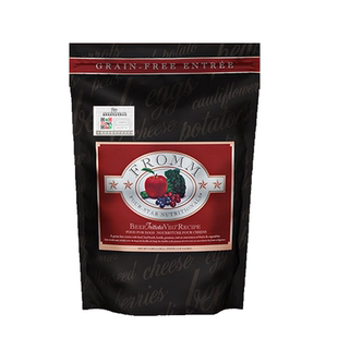 【官方旗舰店】福摩FROMM无谷长肉牛肉奶酪蔬果成幼犬狗粮1.8KG