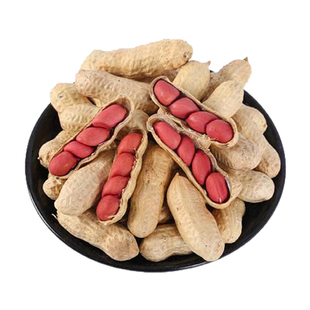 2025年东北农家新鲜带壳生红花生米养胃红皮花生自种晒干炒货原味