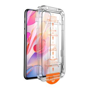 适用红米note10钢化膜5G无尘仓全屏覆盖抗摔redminote10pro手机膜防尘盒保护note10贴膜神器除尘小米防窥新款
