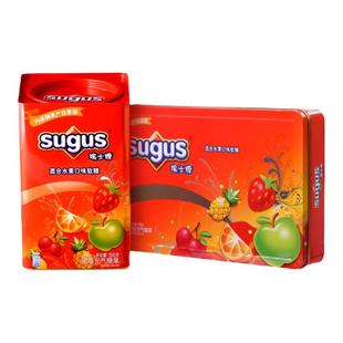 【蜜蜂惊喜社】SUGUS瑞士糖550g*2经典软糖糖果铁罐年货礼盒