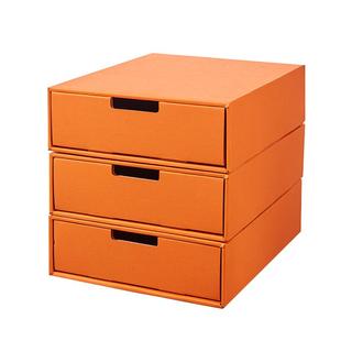 牛皮纸收纳盒办公室整理收纳盒学生书立盒票据收纳档案盒桌面收纳