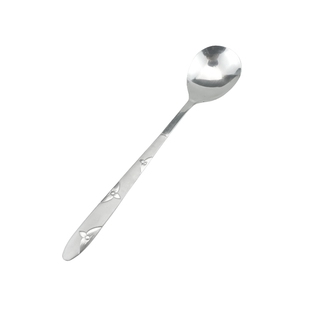 大号加厚长柄勺吃饭汤勺小勺子不锈钢家用餐具红儿童西瓜商用调羹