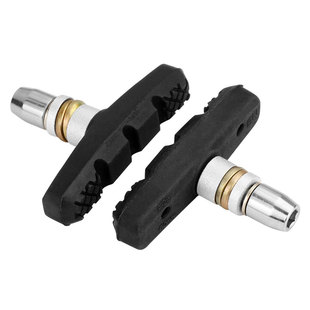 折叠车刹车皮山地小轮车V刹钢圈闸皮20/22寸自行车刹车块不能换皮