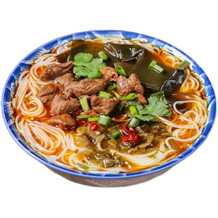 有果记四川特产南充米粉牛肉肥肠鸡汤米线方便粉丝米粉送油干