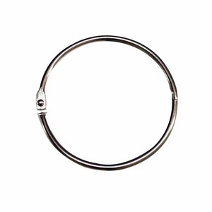 20个装不锈钢装订铁圈铁环卡片圈书圈书环开口圈钥匙扣杂物圈特价