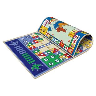 飞行棋地毯超大号双面游戏毯垫爱情公寓同款成人儿童富豪强手棋垫