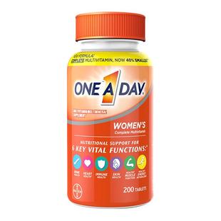 【自营】拜耳oneaday女士复合维生素200粒补充酰胺维C生物素