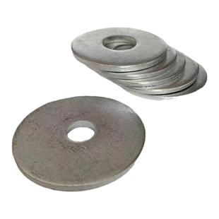 镀锌加大加厚介子圆铁片A3圆铁块钢板圆形带孔铁垫片垫圈平垫