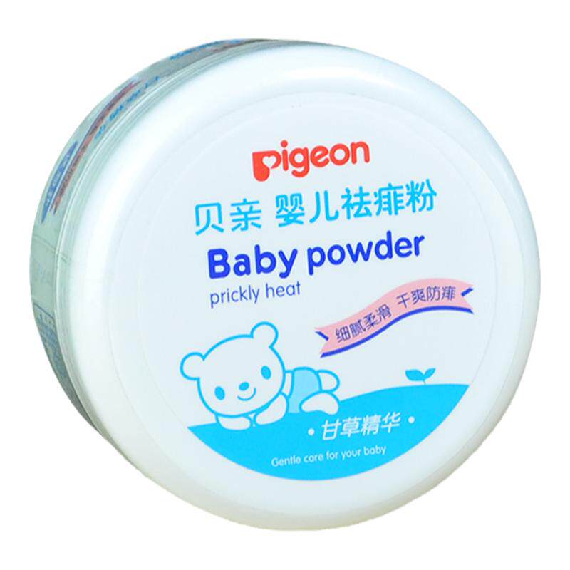 贝亲祛痱止痒去热新生玉米爽身粉