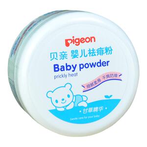 贝亲祛痱止痒去热新生玉米爽身粉
