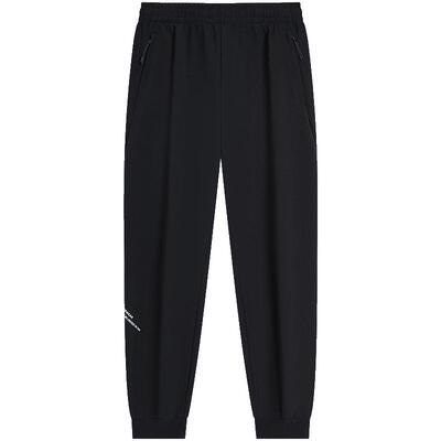 特步运动针织长裤男士