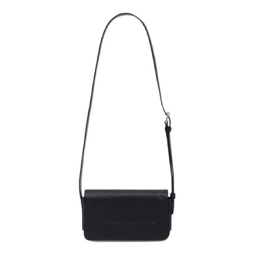 亚历山大王 Alexander Wang Punch 斜挎包 - 皮质 - 黑色