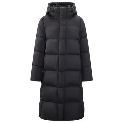 95白鸭绒中长款加厚中长款羽绒服