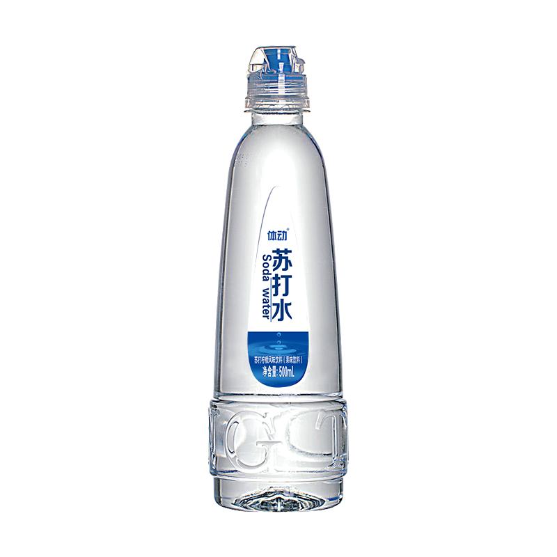 体动苏打水无糖500ml*15蜜桃味