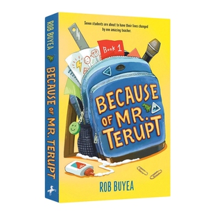 英文原版 Because of Mr.Terupt 都怪特鲁普先生 英文版 进口英语原版书籍儿童全英语书