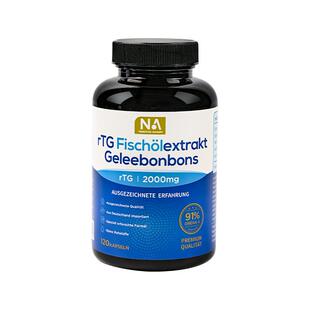 德国NA高纯浓度鱼油120粒rTG深海鱼油omega3成人护血管EPA眼脑DHA