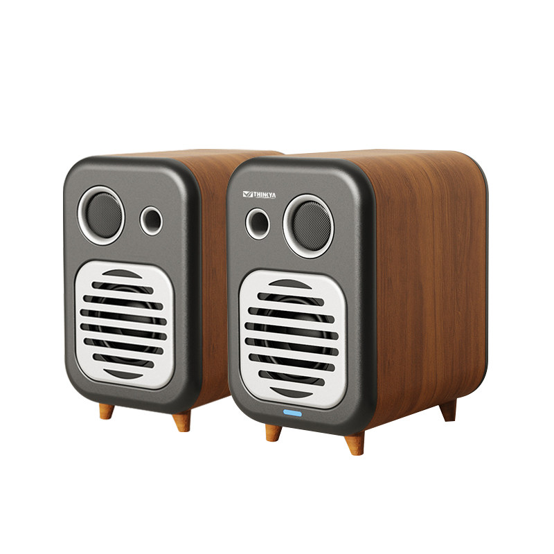 HIFI级家用木质电脑桌面蓝牙音箱