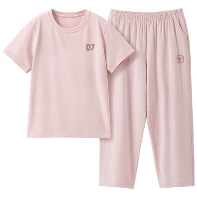 蕉内500E儿童睡衣套装短袖家居服