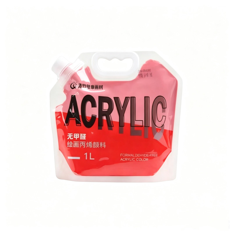 明舍绘青竹丙烯颜料1L2L丙烯白色