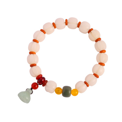 普陀山白玉南瓜珠菩提子手串