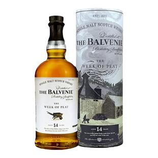 Balvenie 百富14年泥煤周700ML苏格兰单一麦芽威士忌海外进口洋酒