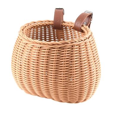 儿童自行车车篮复古车筐