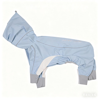 KIX狗狗四脚衣服冲锋衣户外防水小中大型犬边牧宠物春夏雨衣小狗