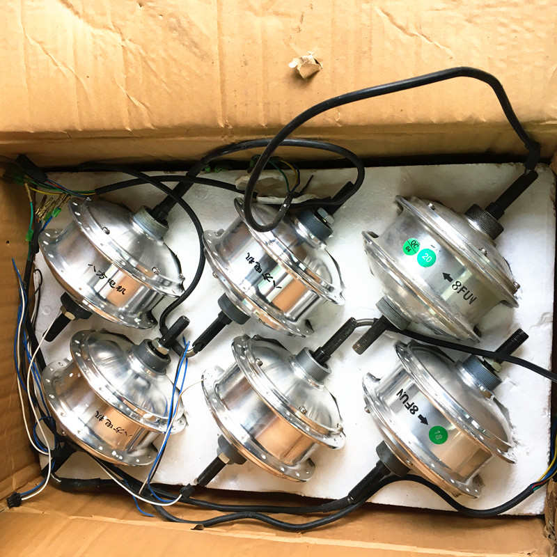 无刷有齿电机马达 24v锂电电机36v驱动48v马达后驱动力