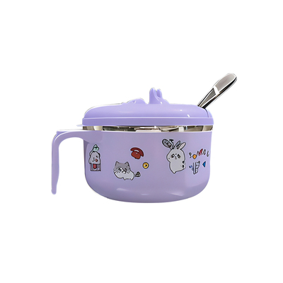 新款女生饭盒小学生专用饭碗带盖