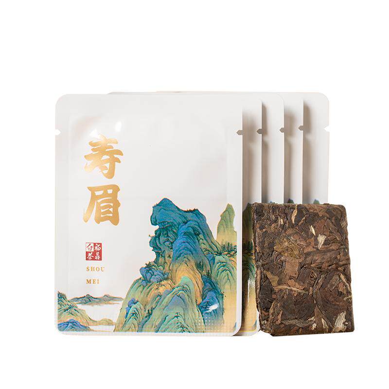 正宗福鼎白茶饼老白茶小茶饼高山寿眉紧压茶叶白茶饼干250g