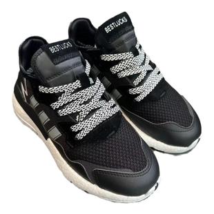 2023莆田男鞋正品夜行者减震超轻运动鞋真爆米花跑步鞋透气网面鞋