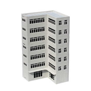 沙盘拼装模型1:100仿真房屋建筑DIY小屋高楼大厦场景马路城市定制