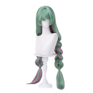 三分妄想鸣潮弗洛洛cos假发玉米须双马尾麻花辫假毛无定金发卡