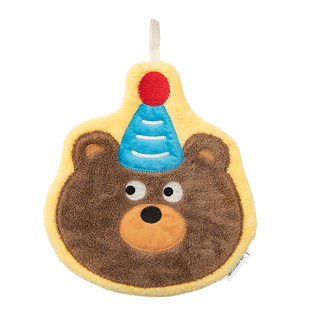 可爱儿童卡通毛巾厨房挂式加厚不掉毛擦手巾卫生间浴室吸水擦手帕