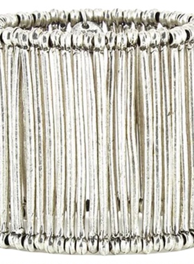 罗马柱宽版弹性手镯女