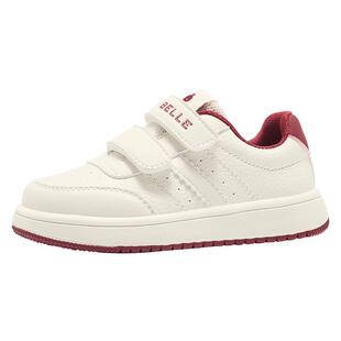 百丽童鞋儿童运动鞋新年红色百搭女童鞋软底过年鞋休闲男童跑步鞋