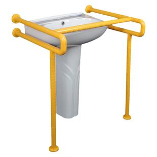 卫生间洗脸盆扶手老人残疾人洗手盆扶手防滑抗菌尼龙洗手台把手