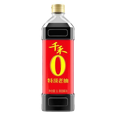 上色老抽酱油千禾特级0添加