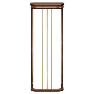 新中式胡桃木花架置物架支架实木室内落地式木花盆竹吊兰花架子