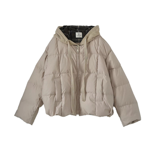 CICICOCO猫头鹰羽绒服女2025冬新欧洲站欧货90白鹅绒连帽加厚外套