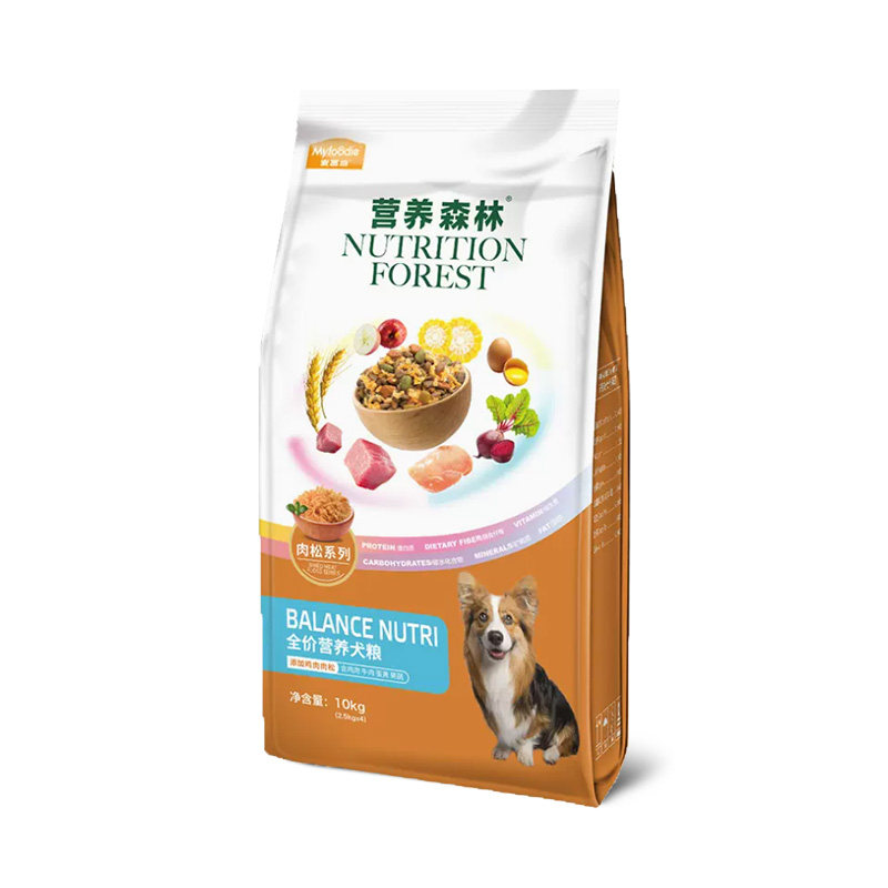 麦富迪营养森林肉松狗粮通用10kg