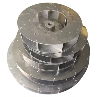 透浦式中压风机定制离心风机叶轮铝合金叶轮吸尘器油雾器废气叶轮