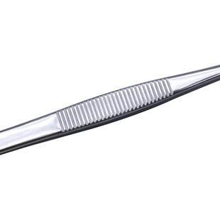 包邮不锈钢镊子加厚加硬镊子尖头/圆头带齿辅料敷料镊小镊子夹子